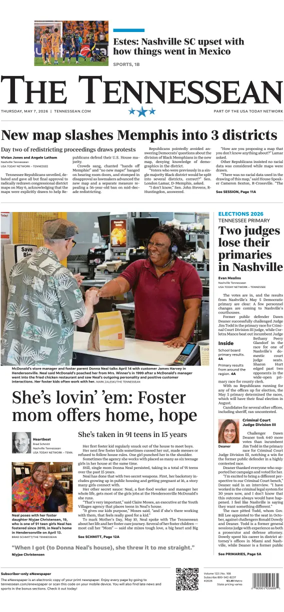 Cover of The Tennessean