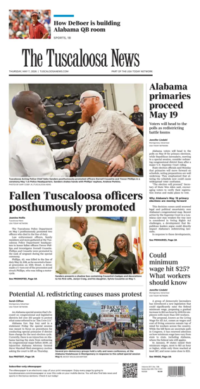 Cover of The Tuscaloosa News
