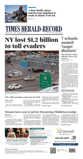 Cover of Times Herald-Record