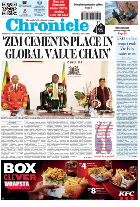 Cover of Chronicle (Zimbabwe)
