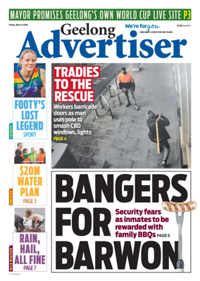 Cover of Geelong Advertiser