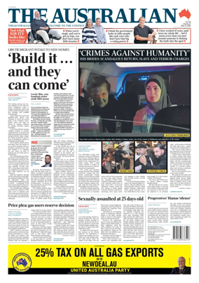 Cover of The Australian