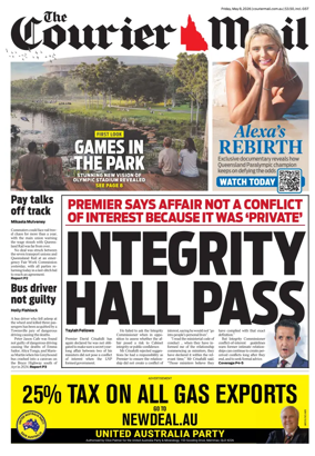 Cover of The Courier-Mail