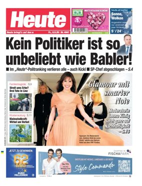 Cover of Heute - Niederosterreich Ausgabe