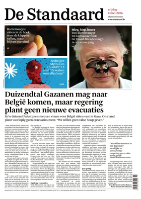 Cover of De Standaard