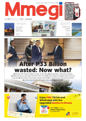 Cover of Mmegi