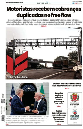 Cover of Folha de Londrina