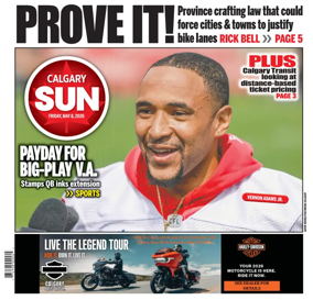 Cover of Calgary Sun