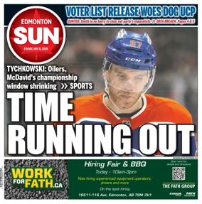 Cover of Edmonton Sun