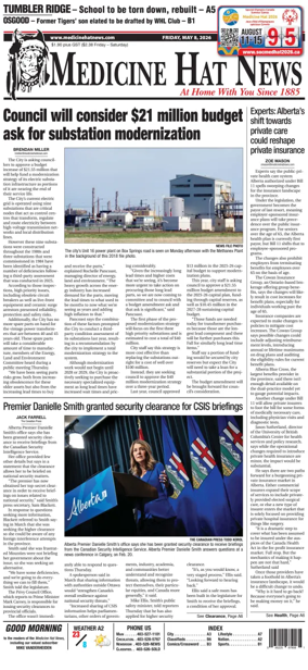 Cover of Medicine Hat News
