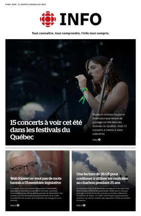 Cover of Radio-Canada Info