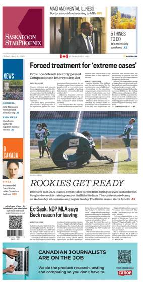 Cover of Saskatoon StarPhoenix