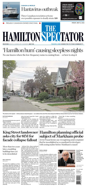 Cover of The Hamilton Spectator