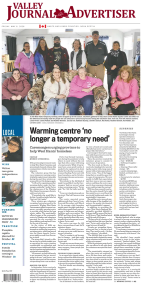 Cover of Valley Journal Advertiser