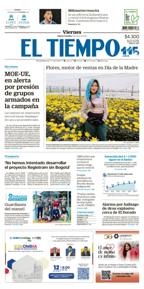 Cover of El Tiempo (Bogota)