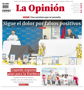 Cover of La Opinion