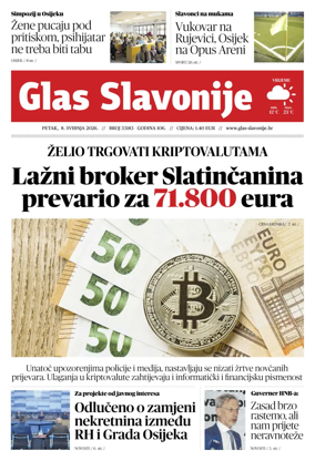 Cover of Glas Slavonije