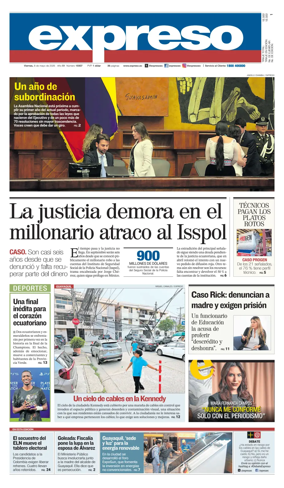 Cover of Diario Expreso