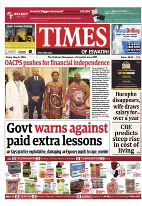 Cover of Times of Eswatini