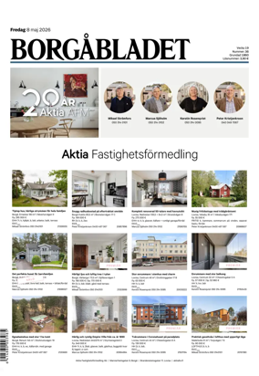 Cover of Borgabladet