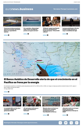 Cover of Euronews Business (Spanish) Compiled Edition