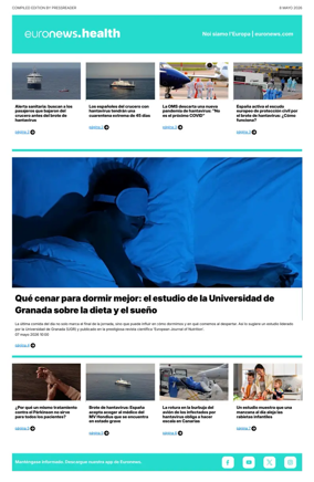 Cover of Euronews Health (Spanish) Compiled Edition