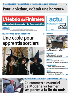 Cover of L'Hebdo du Finistere - Le Progres de Cornouaille Le Courrier du Leon