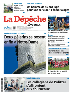 Cover of La Depeche Evreux