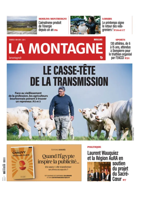 Cover of La Montagne (Moulins)
