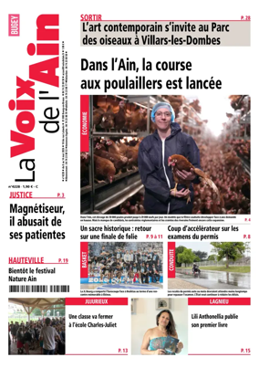 Cover of La Voix de l’Ain Amberieu en Bugey - Meximieux