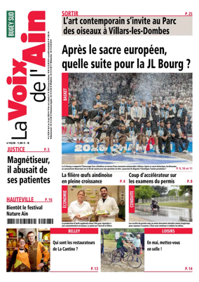 Cover of La Voix de l’Ain Belley