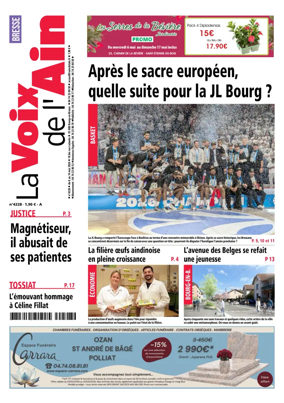 Cover of La Voix de l’Ain Bresse