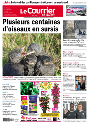 Cover of Le Courrier de l’Ouest (Angers)
