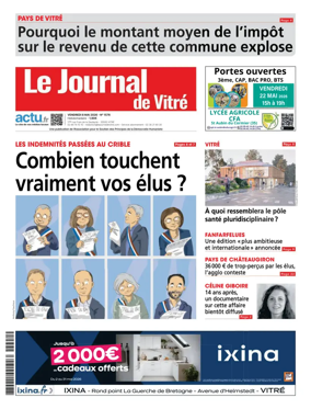Cover of Le Journal de Vitre