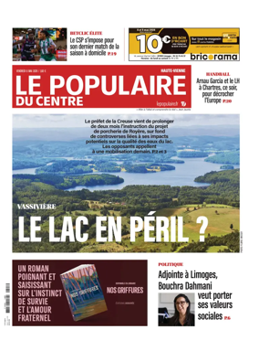 Cover of Le Populaire du Centre (Haute-Vienne)