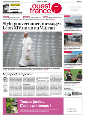 Cover of Ouest France (Cholet)