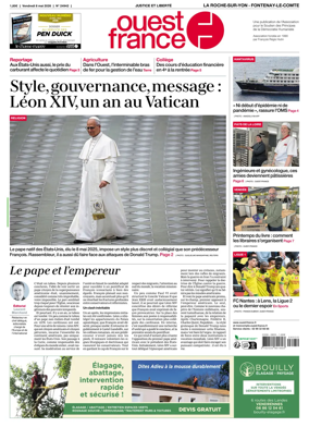 Cover of Ouest France (La Roche-sur-Yon - Fontenay-le-Comte)
