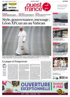 Cover of Ouest France (Mayenne)
