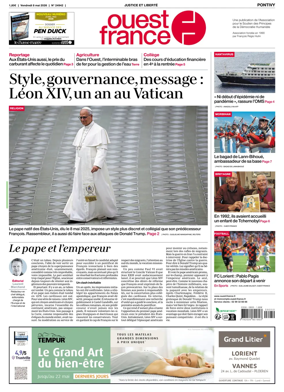 Cover of Ouest France (Pontivy)