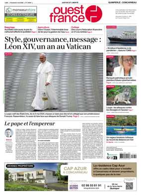 Cover of Ouest-France (Quimperle Concarneau)