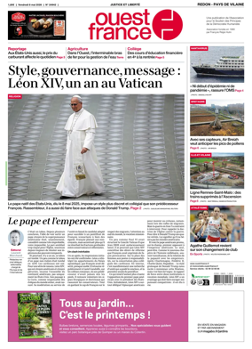 Cover of Ouest France (Redon / Pays de Vilaine)