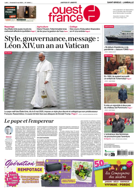 Cover of Ouest-France (Saint-Brieuc Lamballe)