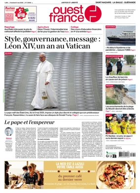 Cover of Ouest France (Saint-Nazaire La Baule Guerande)