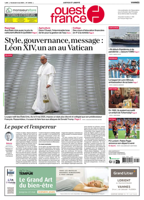 Cover of Ouest France (Vannes)