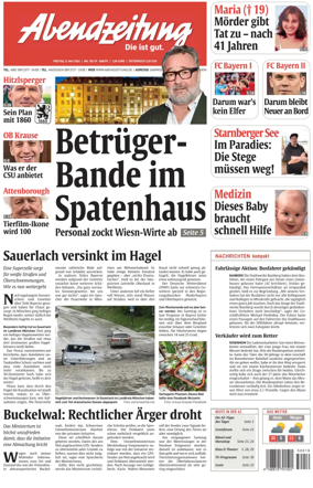 Cover of Abendzeitung Munchen