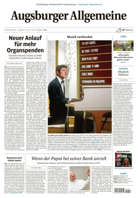 Cover of Augsburger Allgemeine (Ausgabe Stadt)