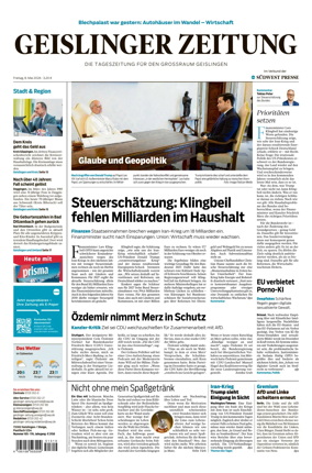 Cover of Geislinger Zeitung