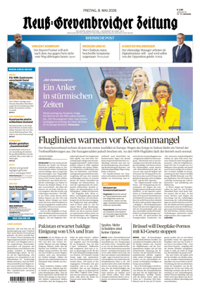 Cover of Neuss-Grevenbroicher Zeitung Neuss