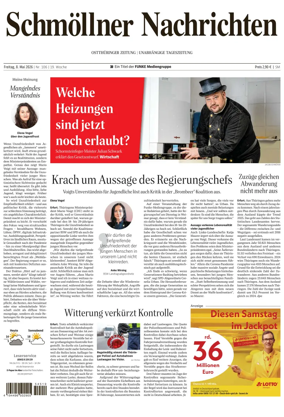Cover of Ostthuringer Zeitung (Schmolln)