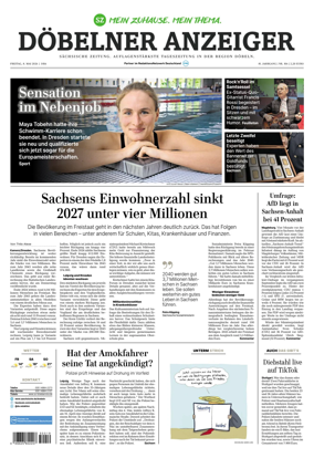Cover of Sachsische Zeitung (Dobeln)